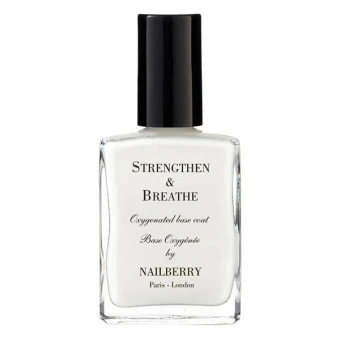 NAILBERRY Strengthen & Breath Oxygenated Strengthening Base Coat 15 Ml 1 NAILBERRY Strengthen & Breath Oxygenated Strengthening Base Coat 15 Ml