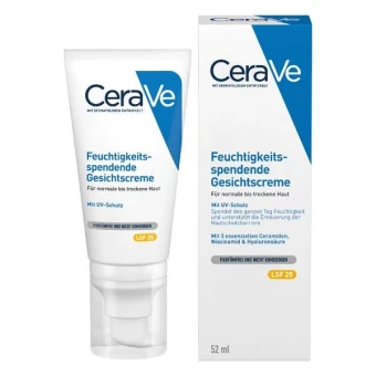 CeraVe Feuchtigkeitsspendende Gesichtscreme Tag LSF 25 52 Ml 1 CeraVe Feuchtigkeitsspendende Gesichtscreme Tag LSF 25 52 Ml