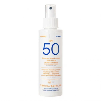 KORRES Yoghurt Sonnenschutz Sprüh-Emulsion Für Gesicht & Körper SPF 50 150 Ml 1 KORRES Yoghurt Sonnenschutz Sprüh-Emulsion Für Gesicht & Körper SPF 50 150 Ml