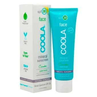 Coola Face Mineral Sunscreen Cucumber Matte Finish SPF 30 50 Ml 1 Coola Face Mineral Sunscreen Cucumber Matte Finish SPF 30 50 Ml