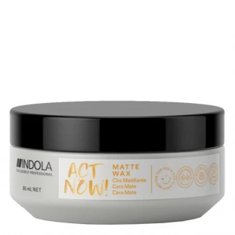 Indola ACT NOW! Matte Wax Starker Halt 85 Ml 1 Indola ACT NOW! Matte Wax Starker Halt 85 Ml