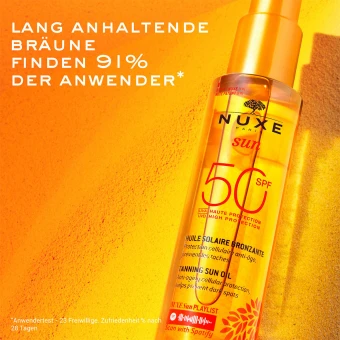 NUXE Sun Huile Solaire Brozante SPF 50 150 Ml 2 NUXE Sun Huile Solaire Brozante SPF 50 150 Ml – Bild 2