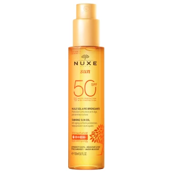 NUXE Sun Huile Solaire Brozante SPF 50 150 Ml 1 NUXE Sun Huile Solaire Brozante SPF 50 150 Ml
