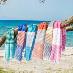 TOWEL TO GO Bali Hammam Towel Orange/Beige, With Recycled Gift Box 9 TOWEL TO GO Bali Hammam Towel Orange/Beige, With Recycled Gift Box -Eucerin || Aveda || Payot Verkaufsgeschäft Beige with Recycled Gift Box.0677715a