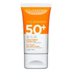 CLARINS Crème Solaire Toucher Sec Visage UVB/UVA 50+ 50 Ml